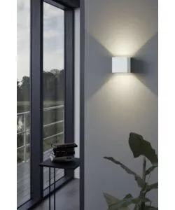 Applique led "calpino" bianca, 340 lm