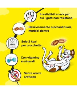 Catisfaction - snack per gatti formaggio 180 gr