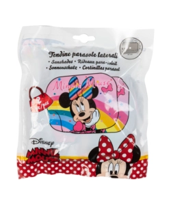 Coppia tendine laterali "disney minnie mouse" arcobaleno, 44x35 cm