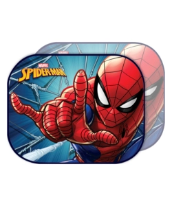 Coppia tendine auto laterali 'spiderman' 2 pezzi tg 44x35 cm