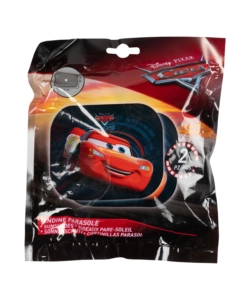 Coppia tendine auto laterali "disney cars" 2 pezzi tg 44x35 cm