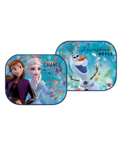 COPPIA TENDINE AUTO LATERALI 'DISNEY FROZEN 2', 44X35 CM