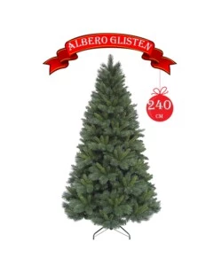 Albero di natale 'glisten' con 1409 rami ad aggancio, 240 cm