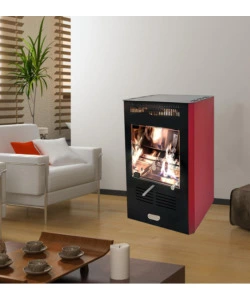 Stufa a bioetanolo "ruby" bordeaux, 3 kw