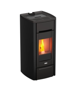 Stufa a pellet canadian stove "cast iron 6" in ghisa nero 6,5 kw