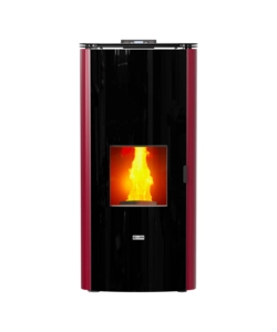 Termostufa a pellet canadian stove "class thermo 20" bordeaux 19 kw