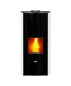 Termostufa a pellet canadian stove "class thermo 20" bianco 19 kw