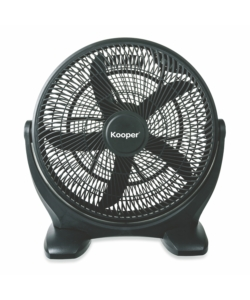 Ventilatore da appoggio box tondo diametro 36 cm con 5 pale e 3 velocitÀ, 50 w