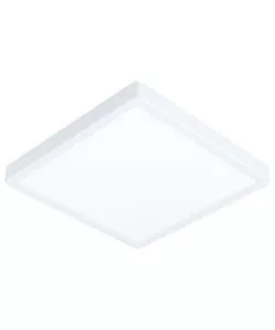 Plafoniera led 'fueva' bianca 4000k, 28,5x28,5 cm