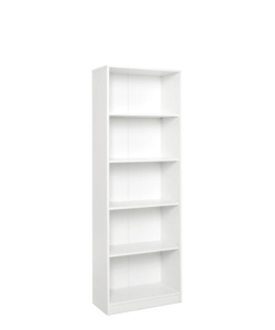 Libreria 'peggy' con 4 ripiani, 58x168x28 cm