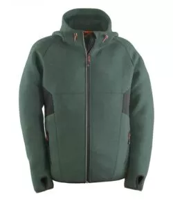 Felpa da lavoro tech hoodie verde, tg m - kapriol