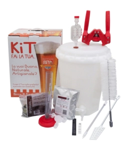 Kit birra artigianale mini biy lux con fermentatore da 13,5 litri - ferrari group