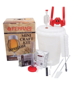 Kit birra artigianale lux mini craft con fermentatore da 13,5 litri - ferrari group