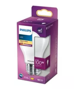 LAMPADINA LED PHILIPS GOCCIA BIANCO CALDO 100W, E27