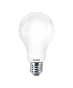 Lampadina goccia smerigliata led philips 120w e27 2700 k