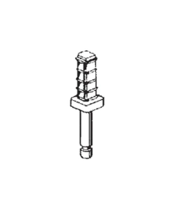 Perni di fissaggio 22 x 22 - 8 mm. 4 pz.