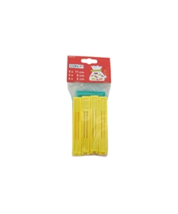 Clip per chiusura sacchetti 12 pz.