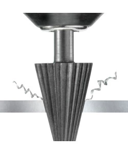 Svasatore a punta conica per metallo Ø 4 - 24 mm.