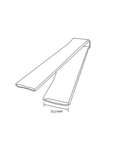 Protezione modellabile per bordi in pvc 50 x 500 mm.