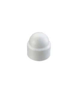 Copribulloni in plastica m8 bianco - 8 pz.