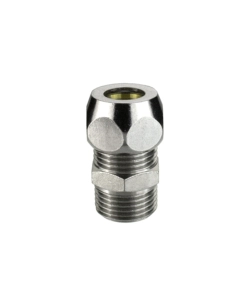 Niples doppio maschio - femmina 3/8' - 3/8' x 10 mm.