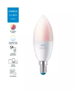 Lampadina smart philips smart led oliva c37, 470 lm