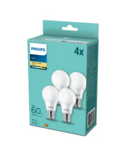 4 lampadine led philips 2700k, 806 lm