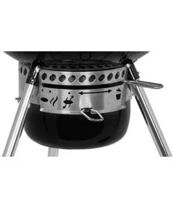 Barbecue a carbone weber "master-touch gbs e-5750" colore nero con griglia 57 cm