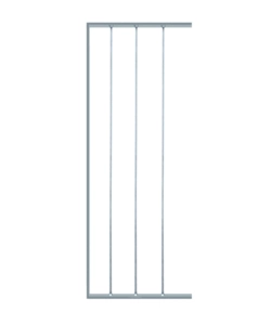 Pannello ornamentale per recinzione modulare in ferro zincato - 40xh100 cm