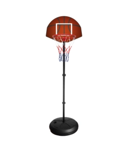 Piantana basket per bambini regolabile 2 in 1: basket e freccette