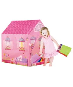 Tenda per bambini da esterno modello casetta principesse, 95x72x105 cm