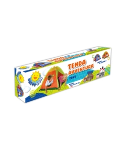 Tenda da esterno per bambini modello casetta avventura, 112x112x94 cm