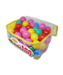 Sacca 100 palline per bambini colorate e morbide