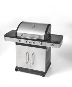 Barbecue a gas ompagrill 'indianapolis titanium' 4 bruciatori