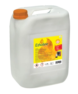 Bioetanolo liquido 2 taniche da 10 lt ethaline - totale di 20 litri