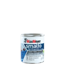 Smalto all'acqua acril-poliuretanico max meyer 'brillante' colore bianco, 125 ml