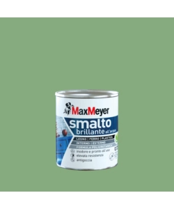 Smalto all'acqua acril-poliuretanico max meyer "brillante" colore verde cina, 125 ml