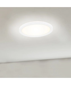 Plafoniera led con retroilluminazione Ø19 cm, 1400 lm