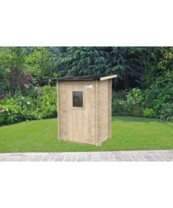 Casetta in legno da giardino alce "hobby" porta singola, 146x98x197 cm