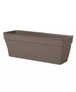 Vaso da giardino 'casetta save' color cammello, 49 cm