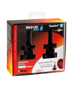 Lampade led per auto 9-32v halo led serie 6 standard - (h4) - 30w - p43t - 2 pz  - scatola  57784