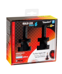 Lampade led per auto 9-32v halo led serie 6 standard - (h7) - 30w - px26d - 2 pz  - scatola  57785