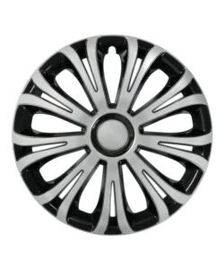 Copricerchi per auto "avera" silver & black - Ø 14" pilot  31616