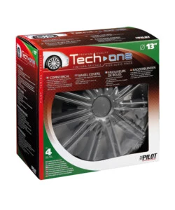 Copricerchi per auto nero dark - Ø 13"  31515