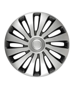 Copricerchi per auto "sepang" silver & black - Ø 14" pilot  31656