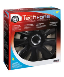 Copricerchi per auto 'stratos rc black' -  17' pilot  31609