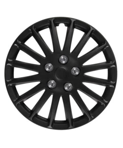 Copricerchi per auto c-071, x-treme - Ø 13" - nero opaco  31188