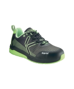 Scarpa antinfortunistica kapriol 'airise knit' colore verde/nero, tg 40