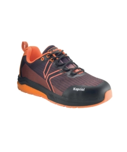 Kapriol scarpa antinfortunistica 'airise knit' arancione/nero, tg 40