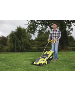 Tagliaerba elettrico rlm18e40h 1800w 40 cm con kit mulching - ryobi